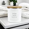 Epsom Bath Salts with Glass  Jar