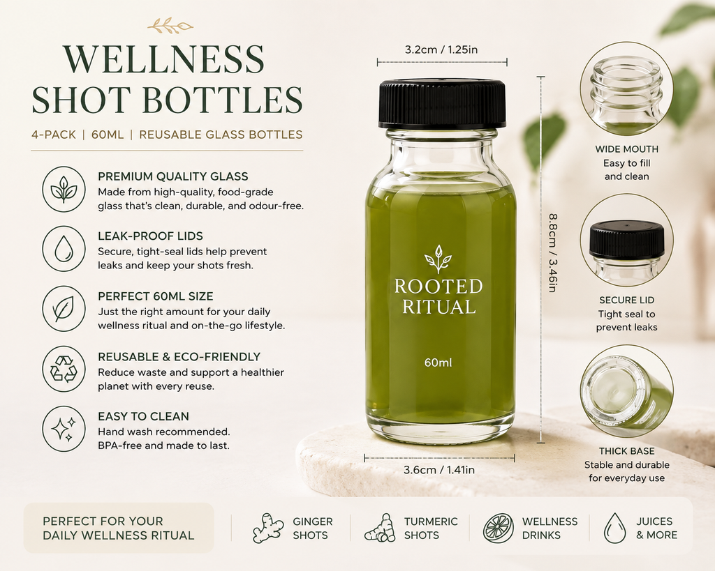 Wellness Shot Bottle Set (4-Pack)