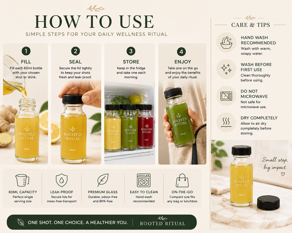 Wellness Shot Bottle Set (4-Pack)