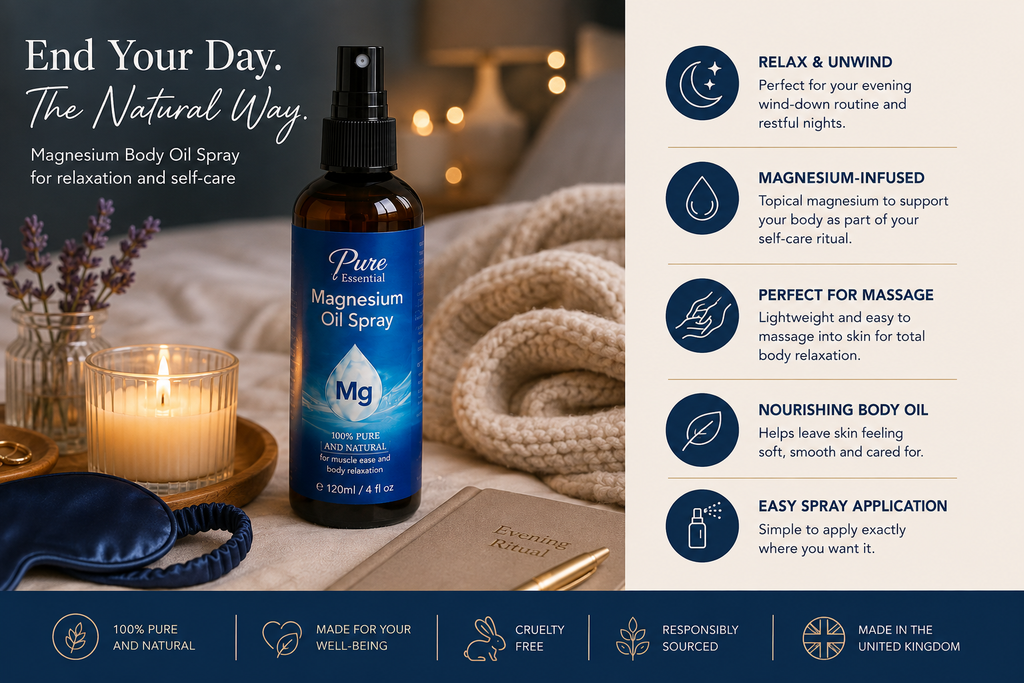 Magnesium Body Oil Spray | Relaxation & Night-Time Routine
