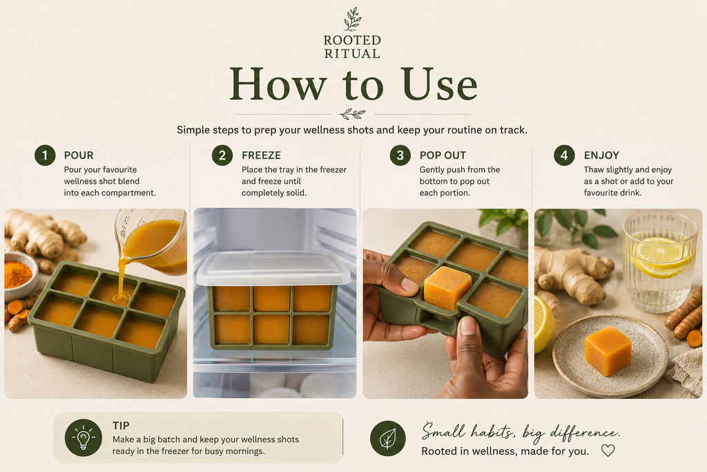 Silicone Wellness Shot Ice Tray