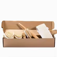 Natural Bristle Dry Brush Set